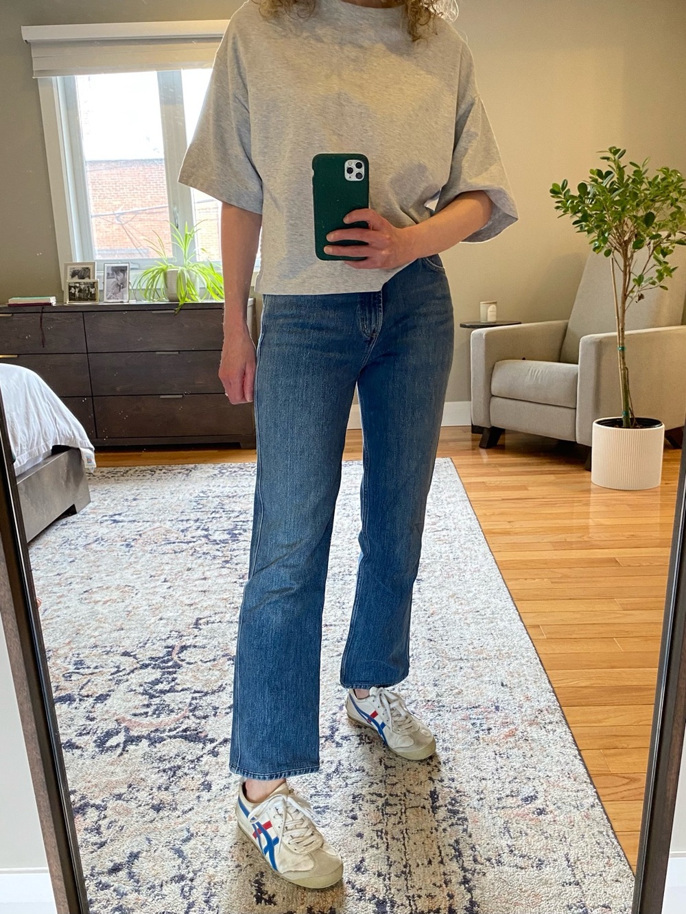 Citizens Of Humanity Daphne Classic Straight Leg Jeans in Blue